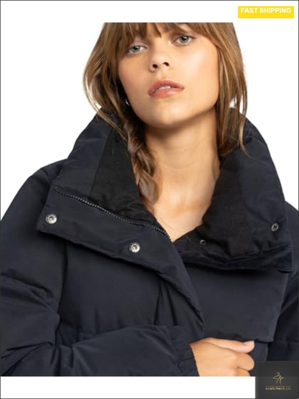 Roxy Winter Rebel Puffer Jacket - 10K Waterproof Recycled Insulated Women's Coat - Picture 3 of 6